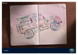 Defender Passport Advert