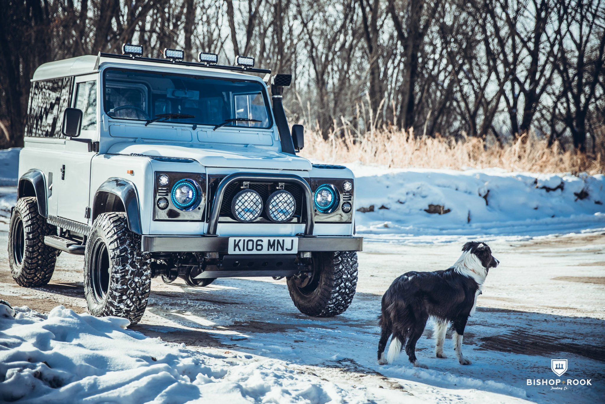 White Rebel – Land Rover Defender 90 – Bishop+Rook Trading Company