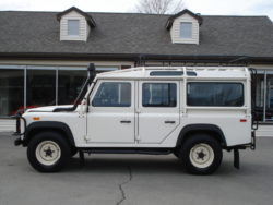 Alpine White Land Rover Defender