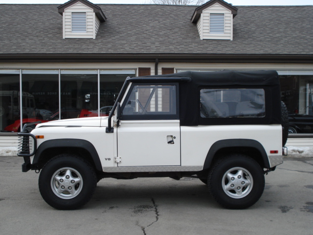 Alpine White Land Rover Defender