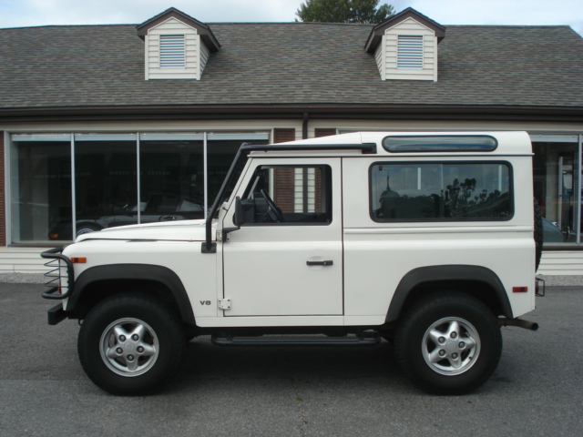 Alpine White Land Rover Defender